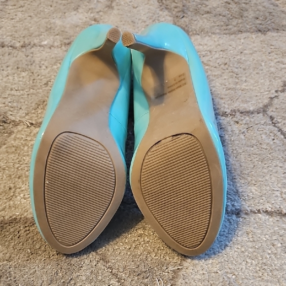 Deb Blue High Stiletto Heels - Picture 3 of 3